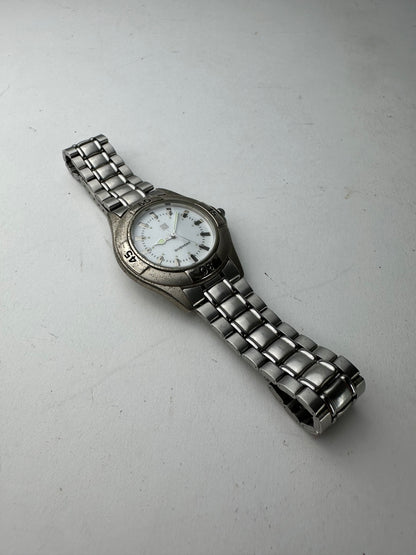 Vintage Givenchy Quartz Steel Watch Silver