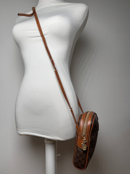 Sac Céline Triomphe Monogram Vintage Marron