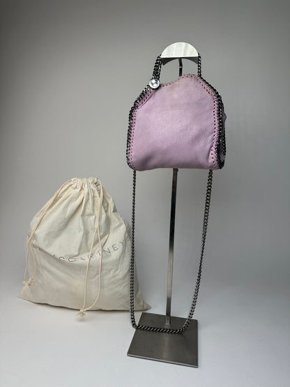 Vintage Stella McCartney Falabella Mini Crossbody Bag Vegan Leather Lilac