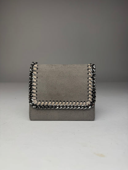 Vintage Stella Mc Cartney Vegan Leather Card Holder / Wallet Grey