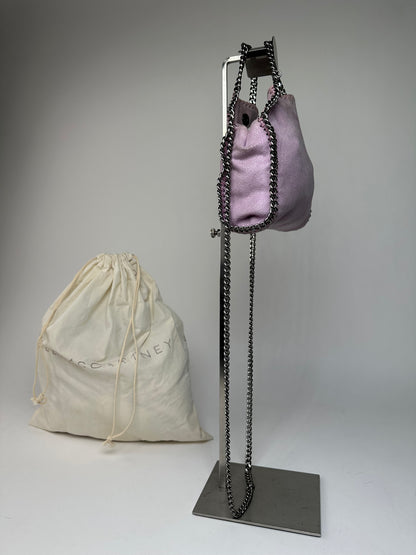 Vintage Stella McCartney Falabella Mini Crossbody Bag Vegan Leather Lilac