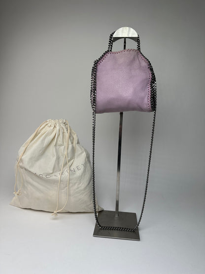 Vintage Stella McCartney Falabella Mini Crossbody Bag Vegan Leather Lilac