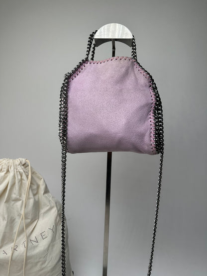 Vintage Stella McCartney Falabella Mini Crossbody Bag Vegan Leather Lilac