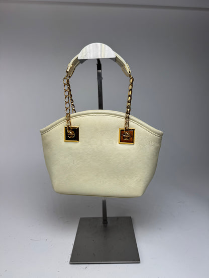 Sac vintage en cuir blanc Givenchy