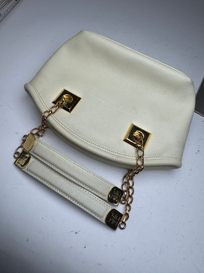 Sac vintage en cuir blanc Givenchy