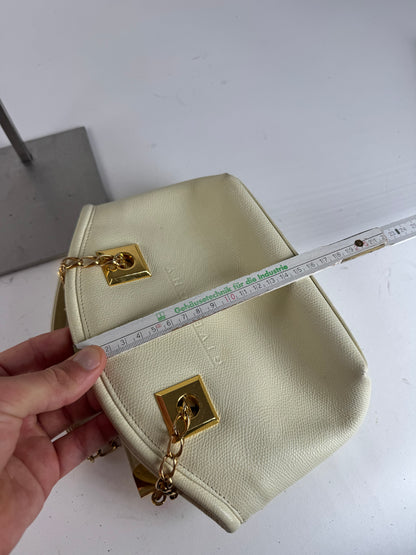 Sac vintage en cuir blanc Givenchy