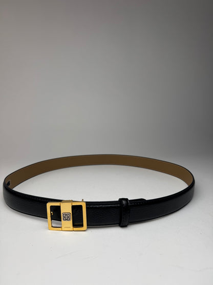 Vintage Givenchy Leather belt black