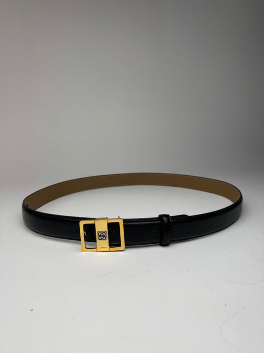 Vintage Givenchy Leather belt black