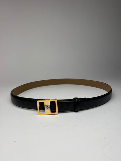 Vintage Givenchy Leather belt black