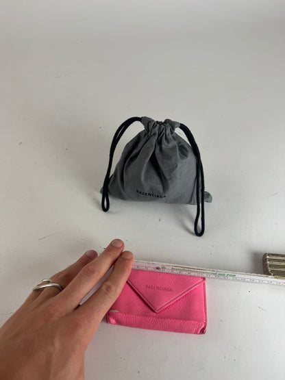 Vintage Balenciaga Leather Cardholder / Key holder pink