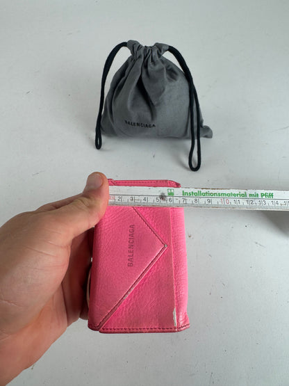 Vintage Balenciaga Leather Cardholder / Key holder pink