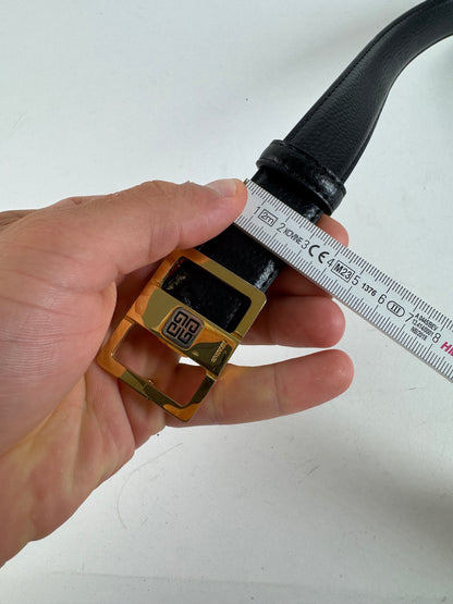 Vintage Givenchy Leather belt black