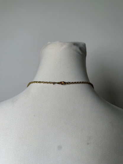 Vintage Vivienne Westwood Teddy Bear Necklace Gold Silver