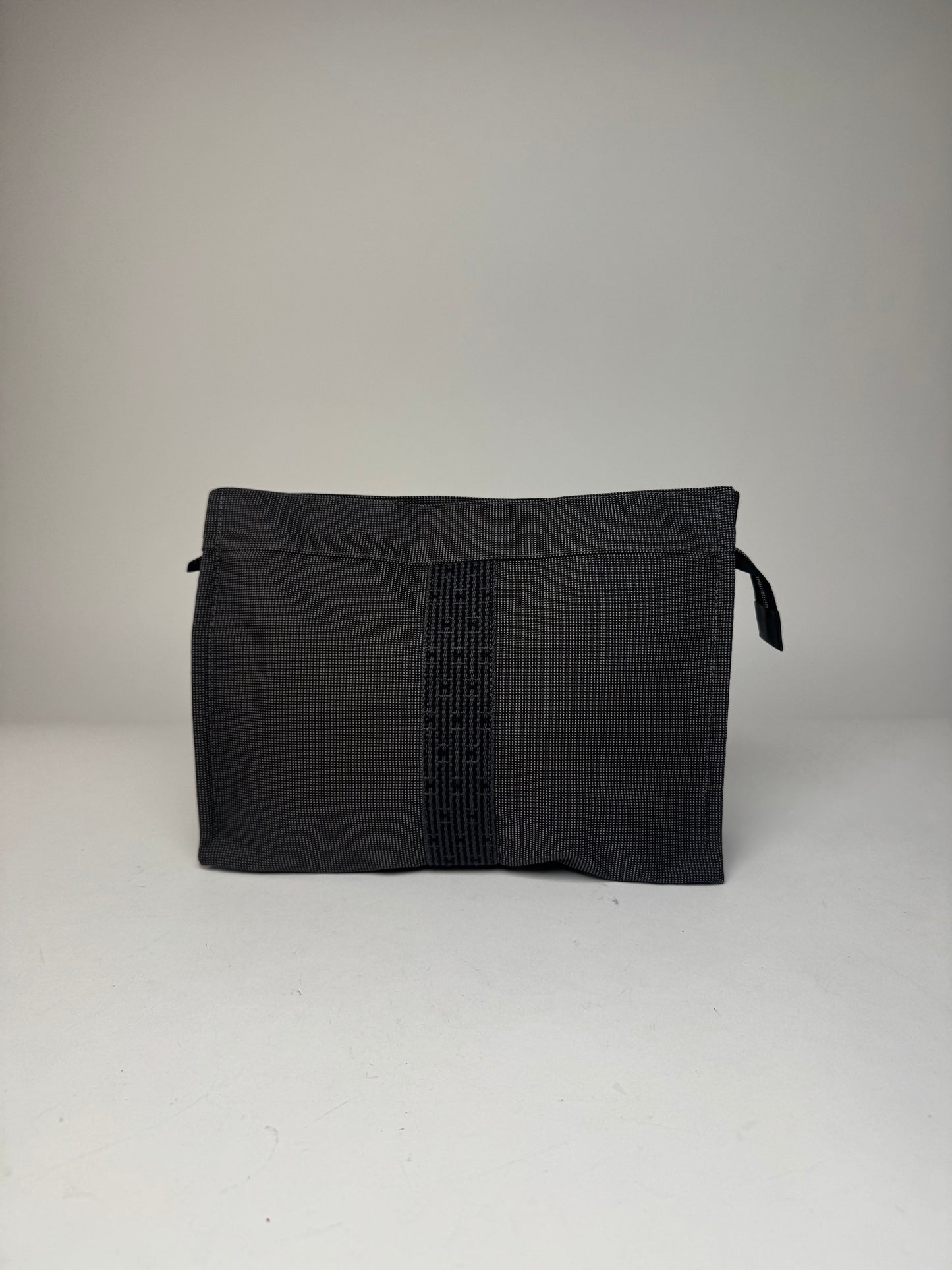 Vintage Hermes Paris Clutch Anthracite Black