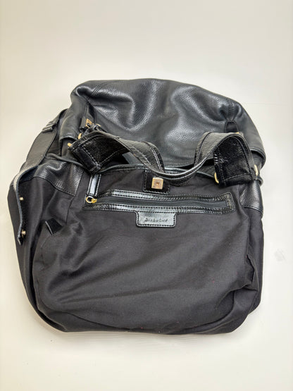 Vintage Givenchy Soft Leather Handbag Black Gold