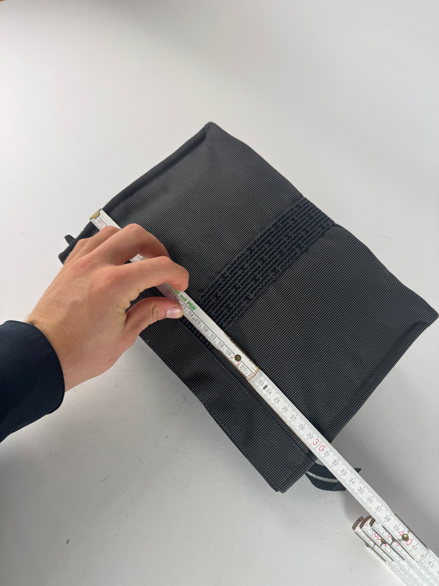 Vintage Hermes Paris Clutch Anthracite Black
