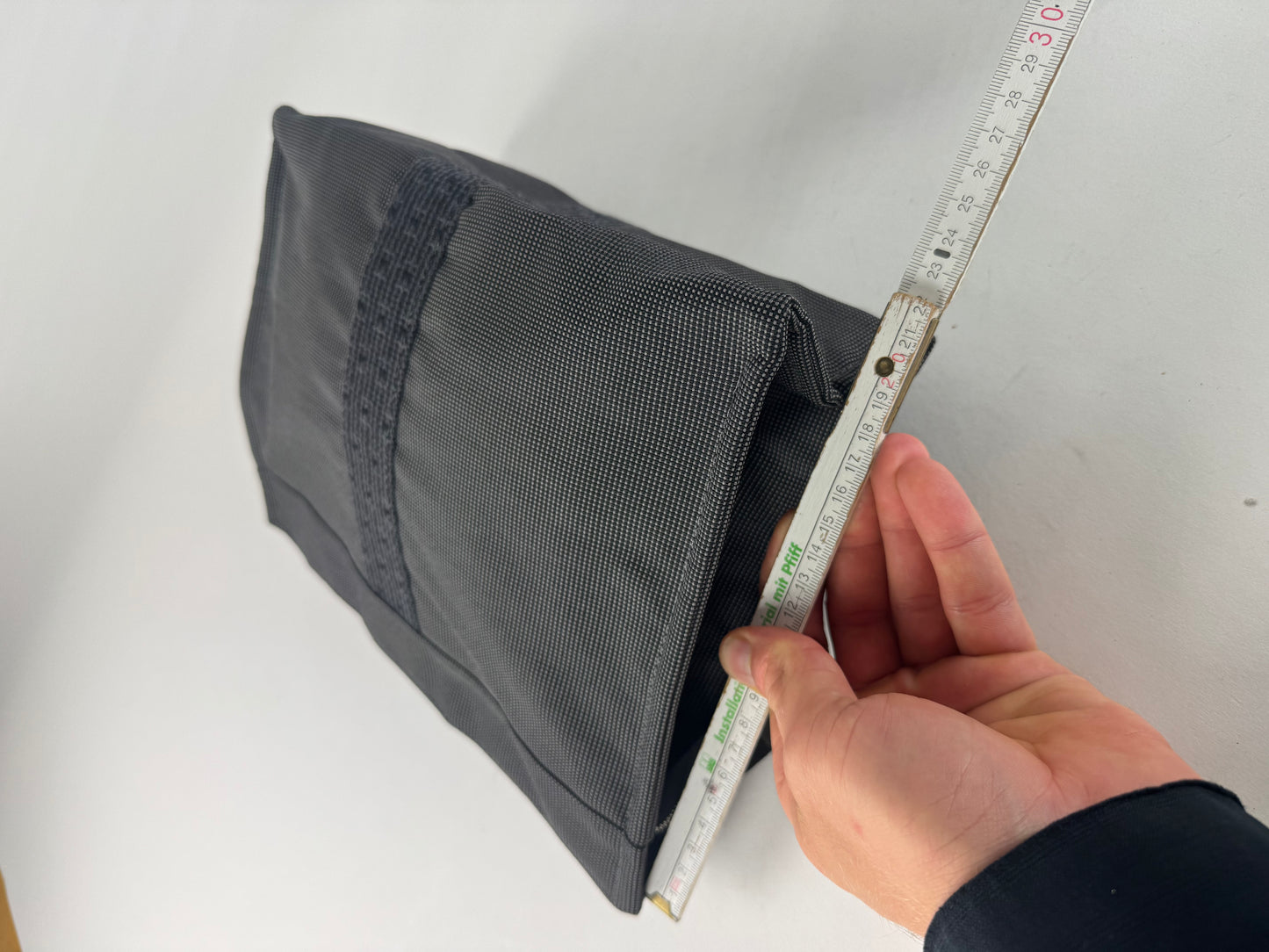 Vintage Hermes Paris Clutch Anthracite Black