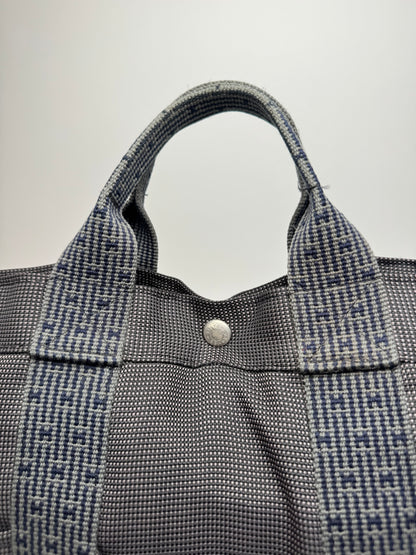 Vintage Hermes Tote Bag Anthracite Black