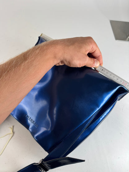 Vintage Givenchy Patent Leather Bag Blue