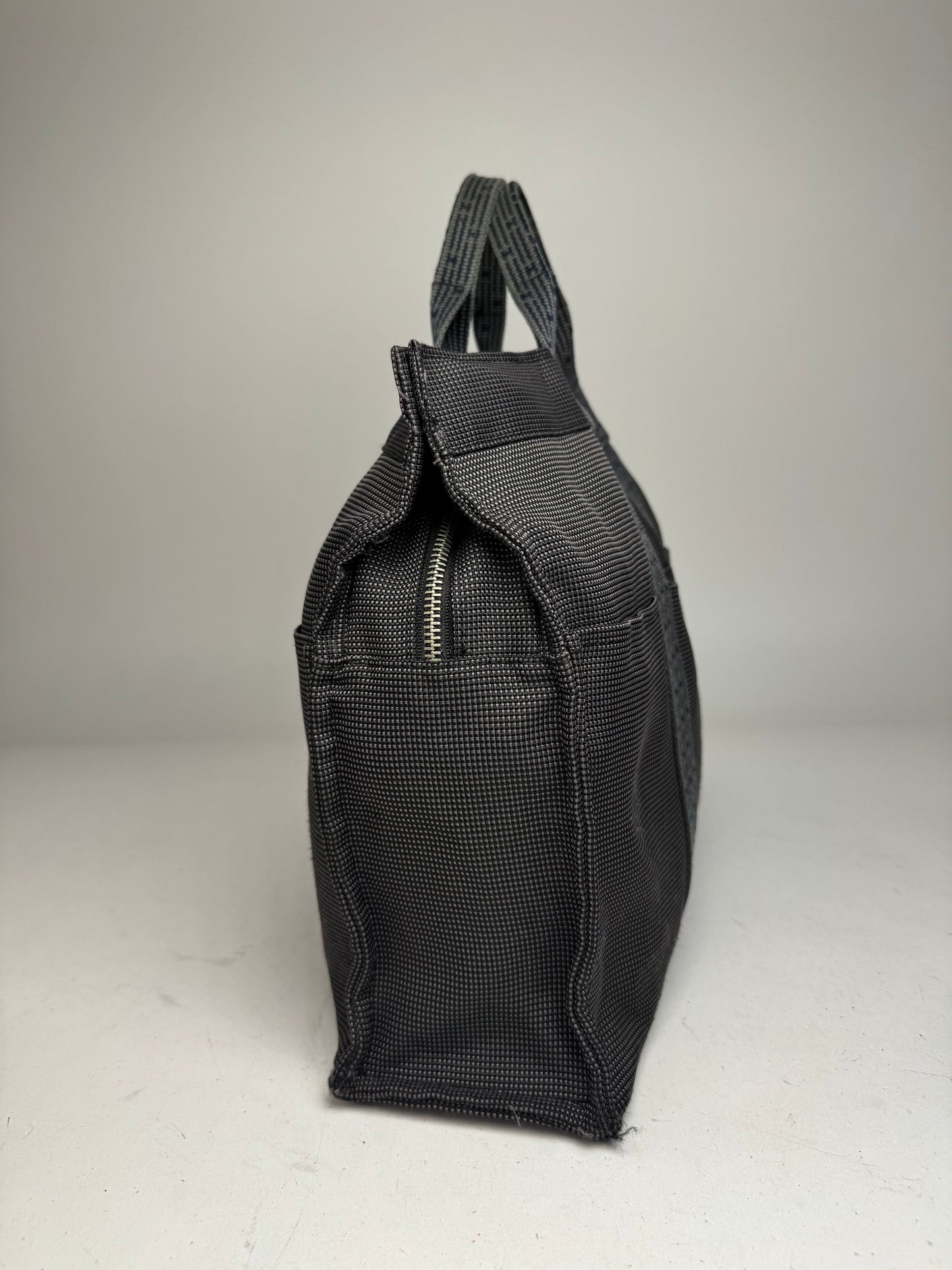 Vintage Hermes Tote Bag Anthracite Black