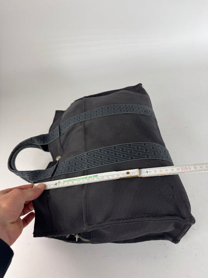 Vintage Hermes Tote Bag Anthracite Black