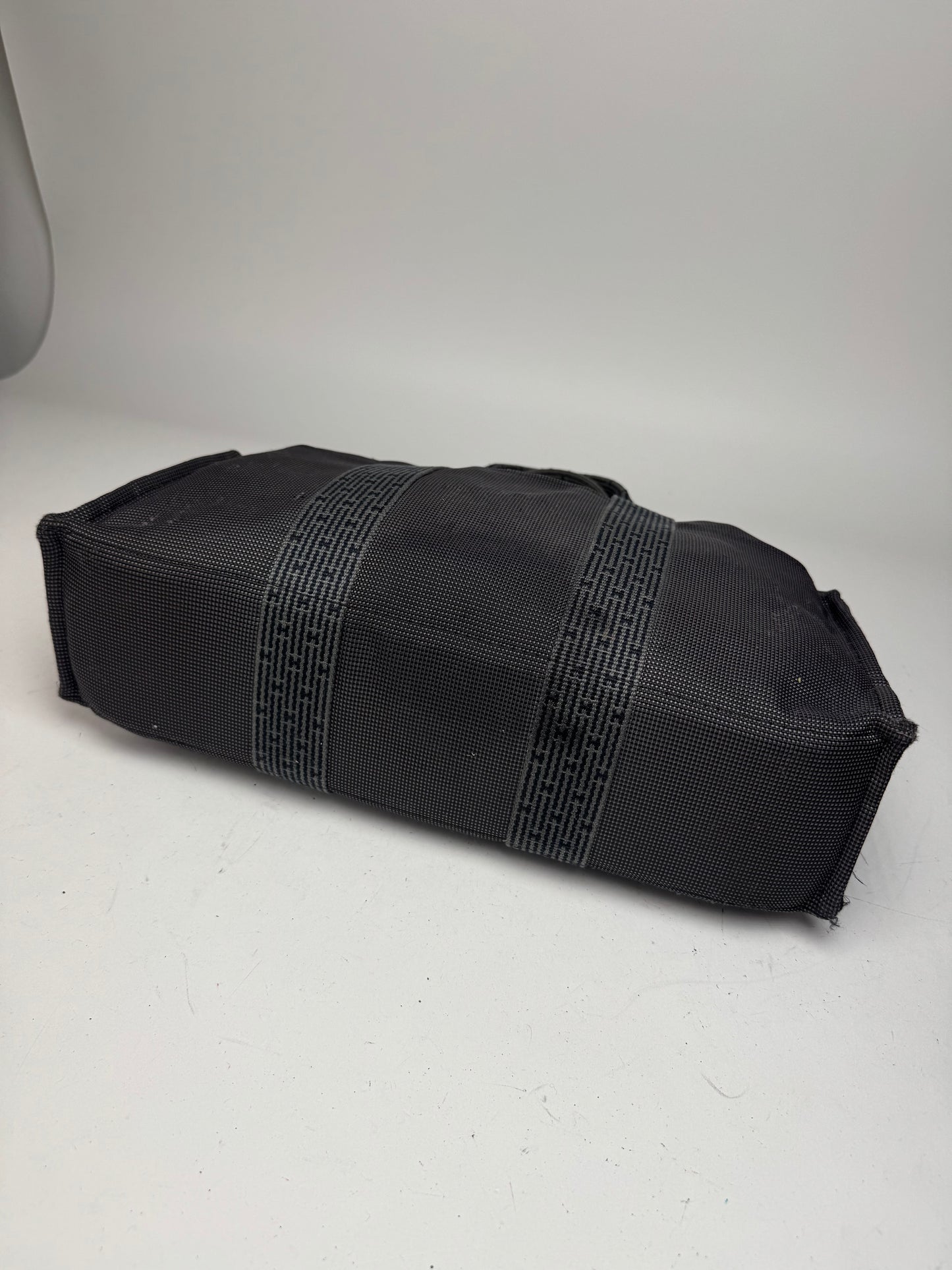 Vintage Hermes Tote Bag Anthracite Black