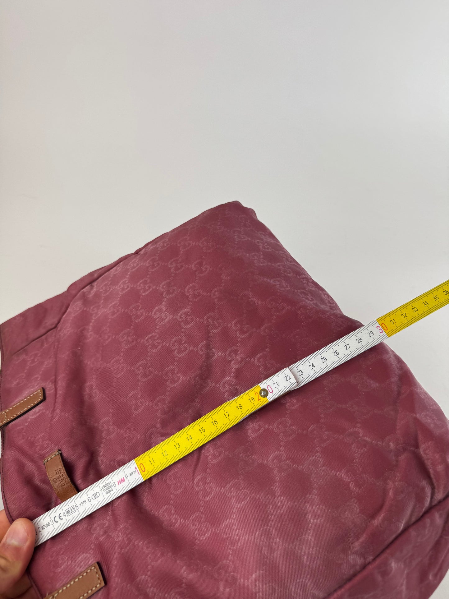 Vintage Gucci Canvas Monogram Shopper bag purple