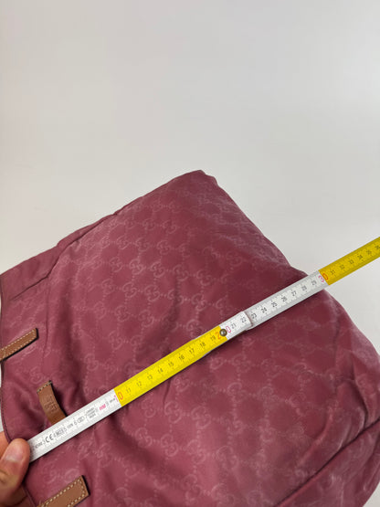 Vintage Gucci Canvas Monogram Shopper bag purple