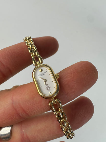 Vintage Emilio Pucci Watch Gold-Tone
