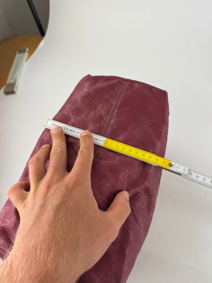 Vintage Gucci Canvas Monogram Shopper bag purple