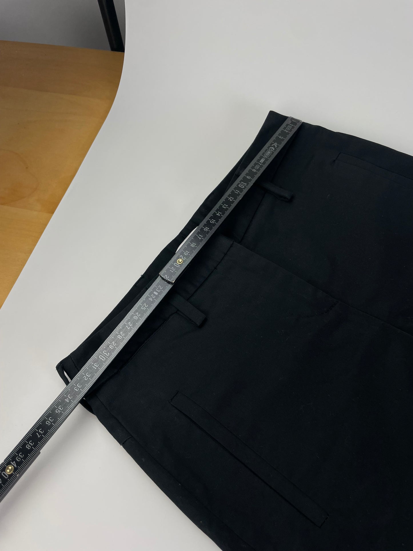 Vintage Miu Miu Viscose Trousers Black S