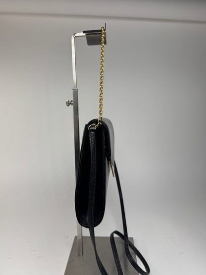 Sac vintage Givenchy en cuir noir à double sens