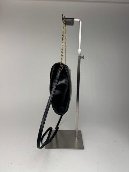 Sac vintage Givenchy en cuir noir à double sens