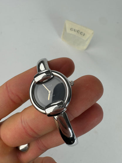 Vintage Gucci 1400L Quartz Watch Silver