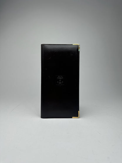 Vintage Celine Leather card holder ID holder black