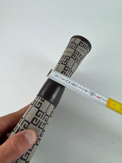 Vintage Givenchy Leather Monogram Clutch