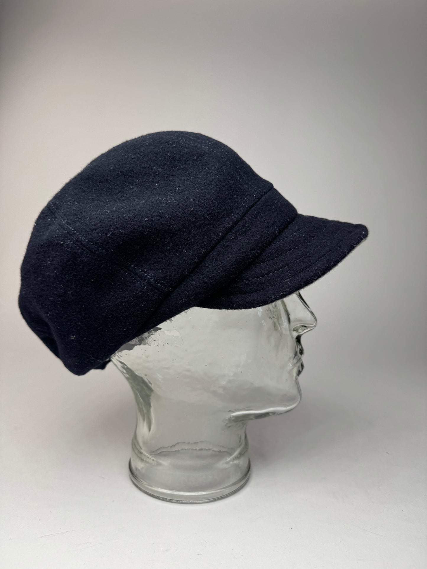 Vintage Vivienne Westwood wool Hat navy black S/m
