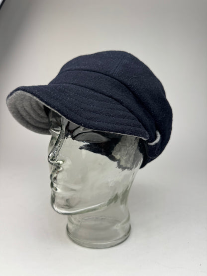 Vintage Vivienne Westwood wool Hat navy black S/m