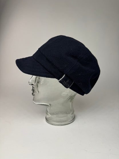 Vintage Vivienne Westwood wool Hat navy black S/m