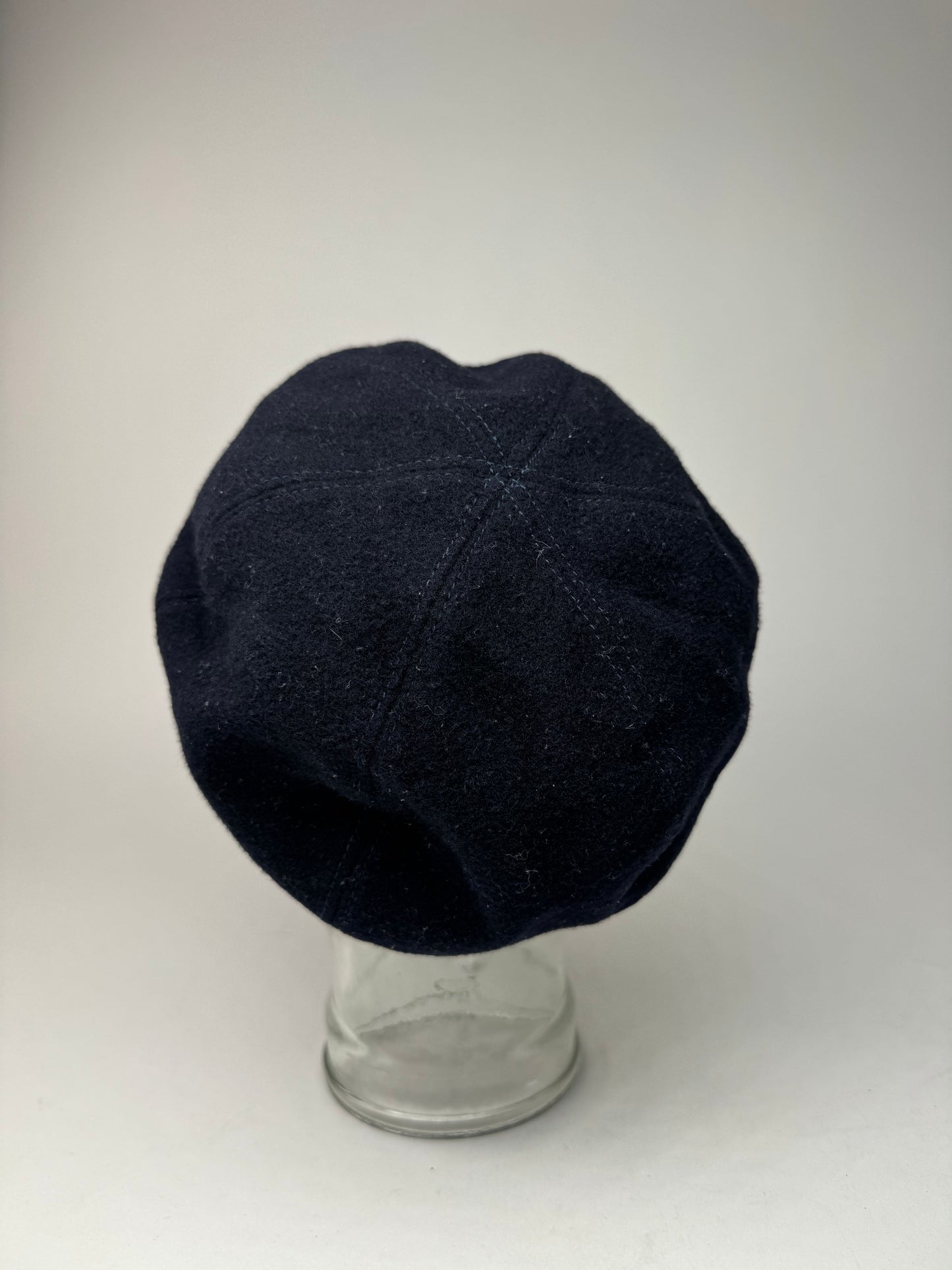 Vintage Vivienne Westwood wool Hat navy black S/m