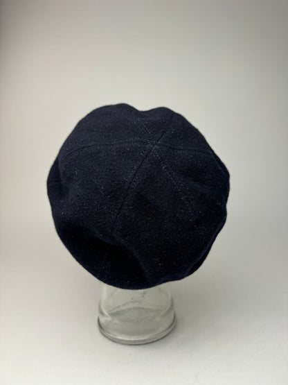 Vintage Vivienne Westwood wool Hat navy black S/m