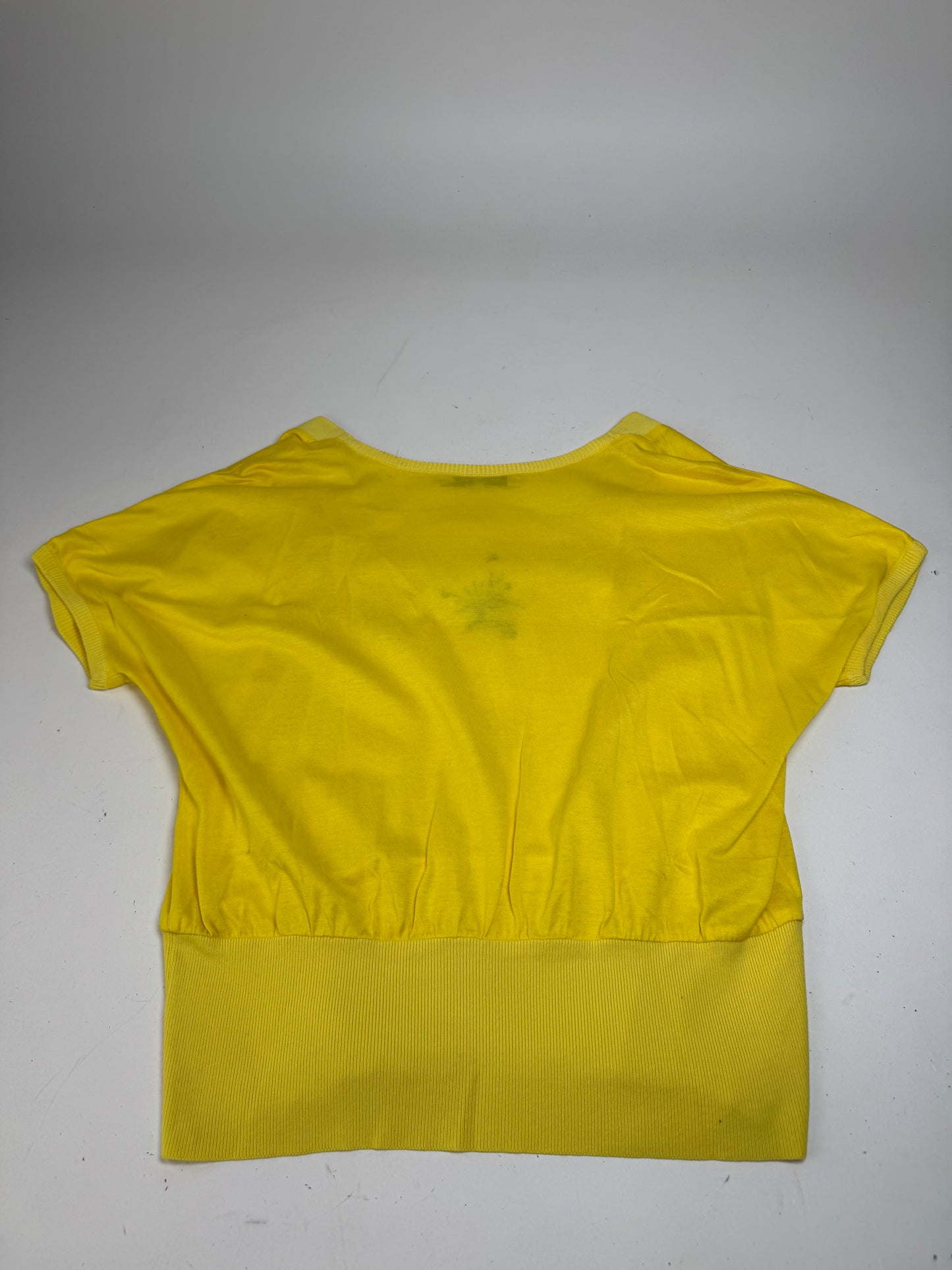 Vintage Dior Floral Shirt Yellow M