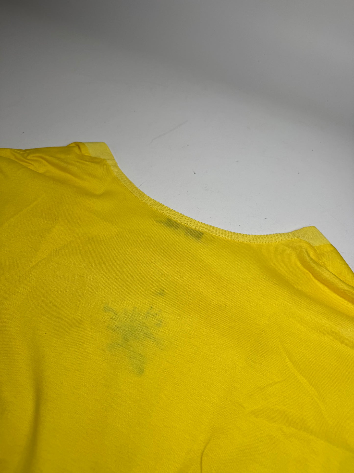 Vintage Dior Floral Shirt Yellow M