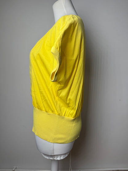 Vintage Dior Floral Shirt Yellow M