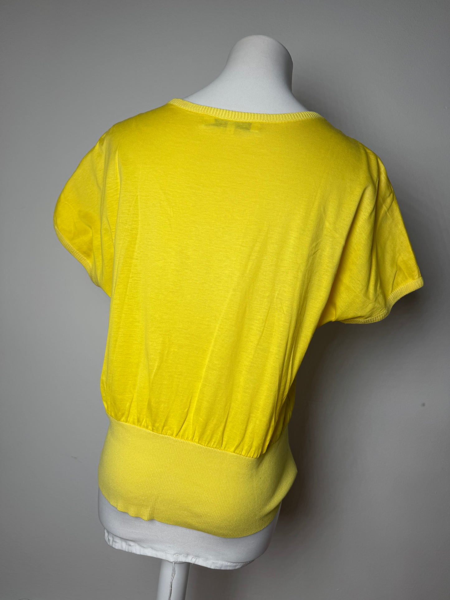 Vintage Dior Floral Shirt Yellow M