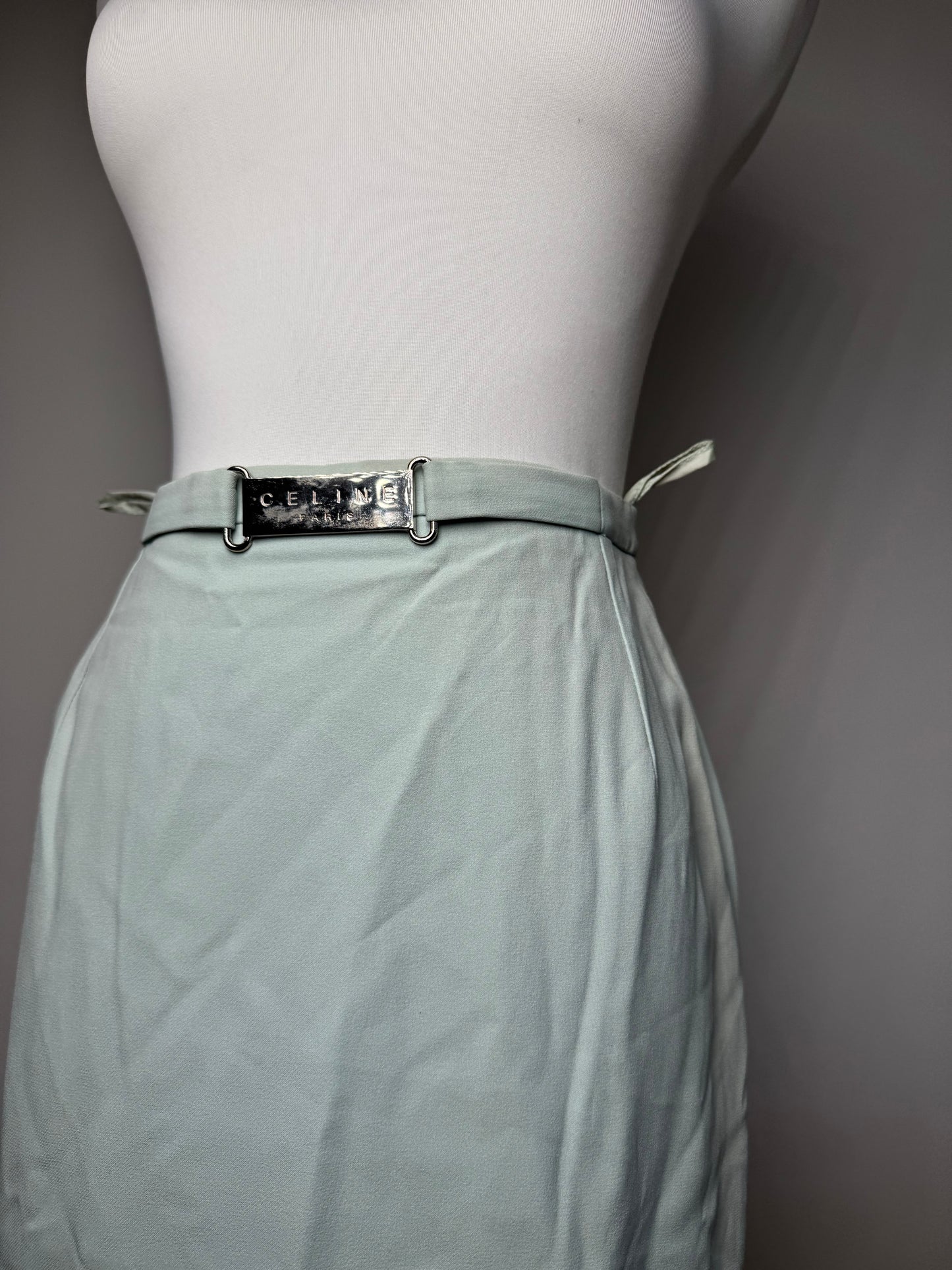 Vintage Celine Skirt turquoise S