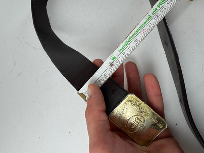 Vintage Cartier Leather Belt Brown
