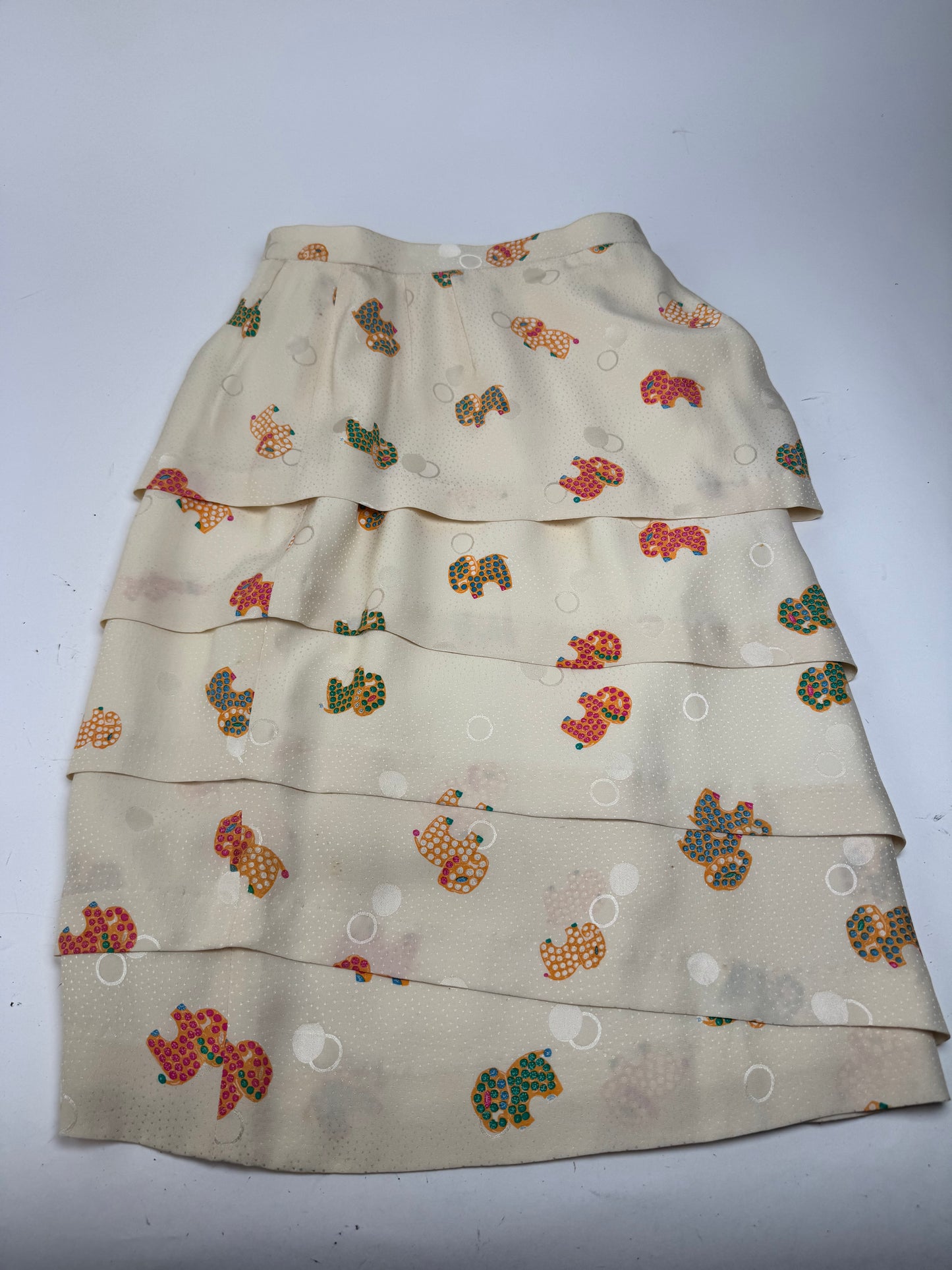 Vintage Balenciaga Silk Twin Set Beige