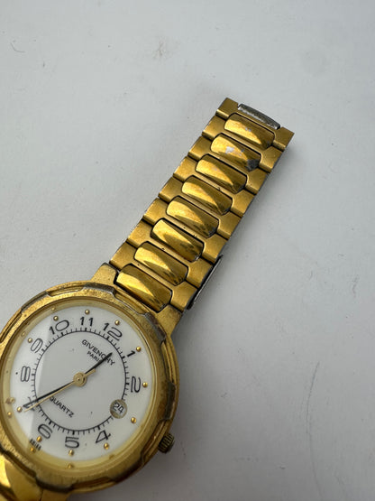 Vintage Givenchy Paris Quartz Watch Gold-Tone