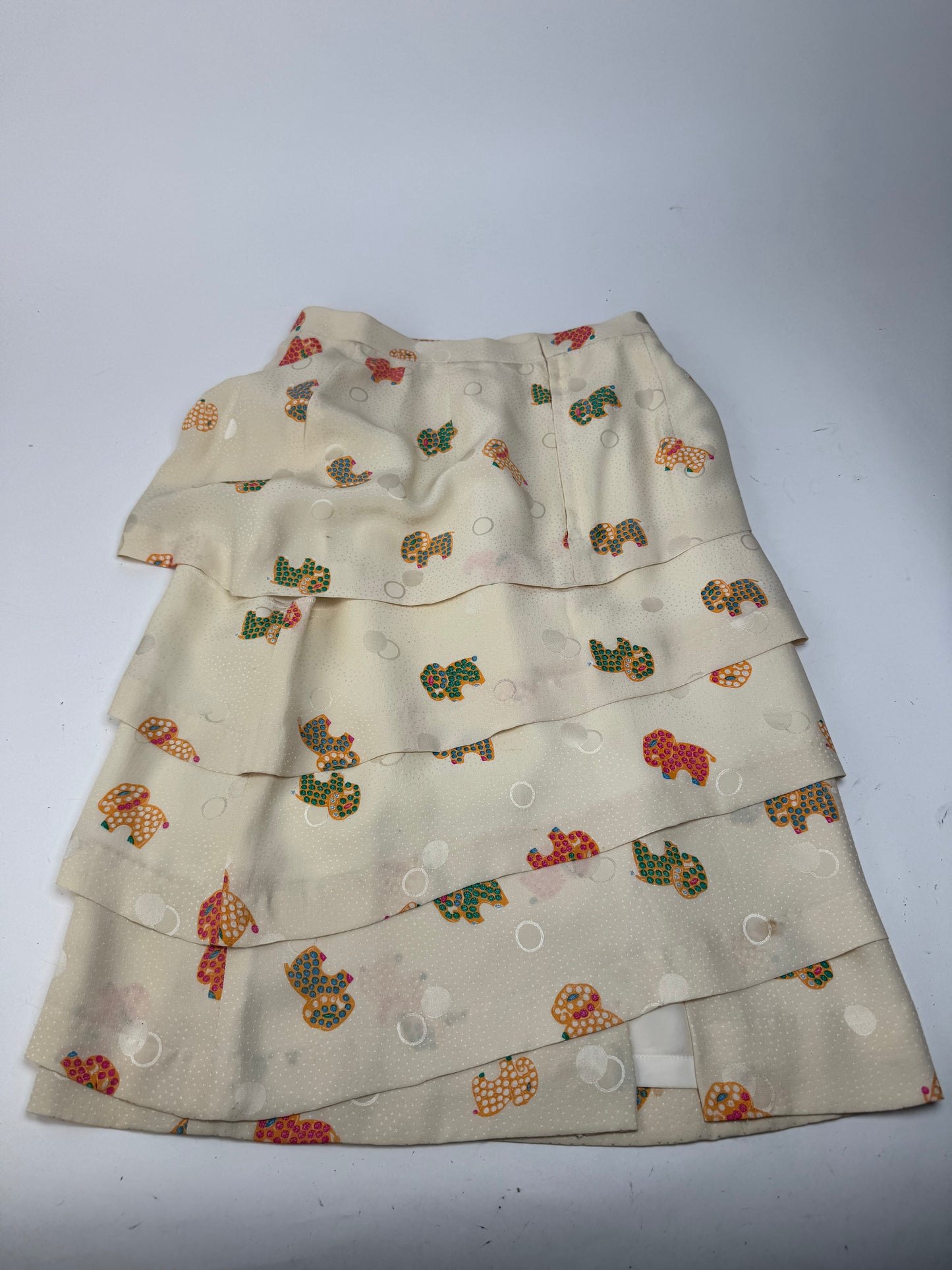 Vintage Balenciaga Silk Twin Set Beige